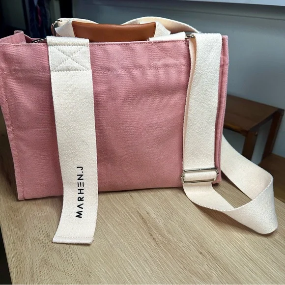 Marhen J Korean Canvas Tote Bag - Rico Comfort - Indi Pink - Picture 5 of 15